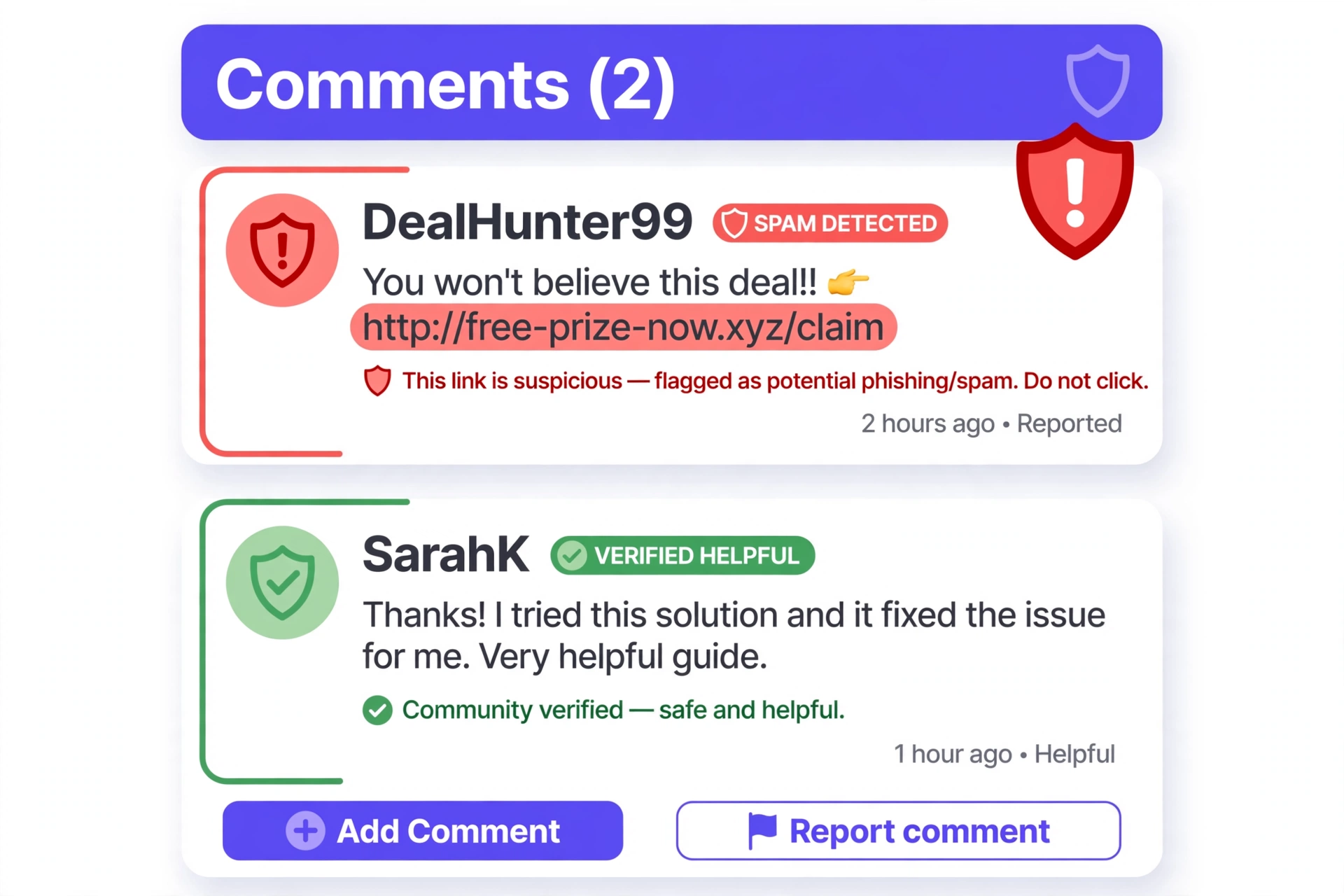 The comment-link trap: free and easy to get, nearly worthless for rankings, dangerous at scale