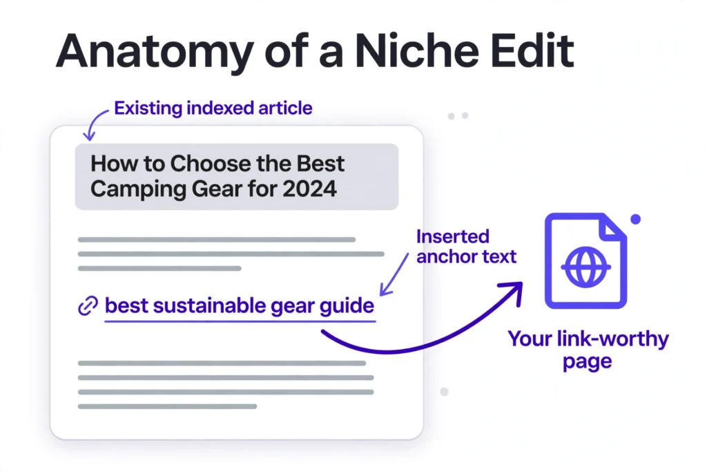 Anatomy of a niche edit