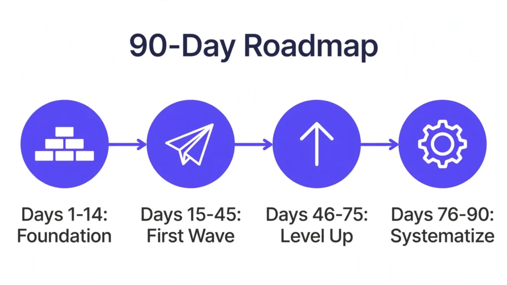 90-day guest posting plan timeline