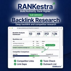 Backlink Research Service