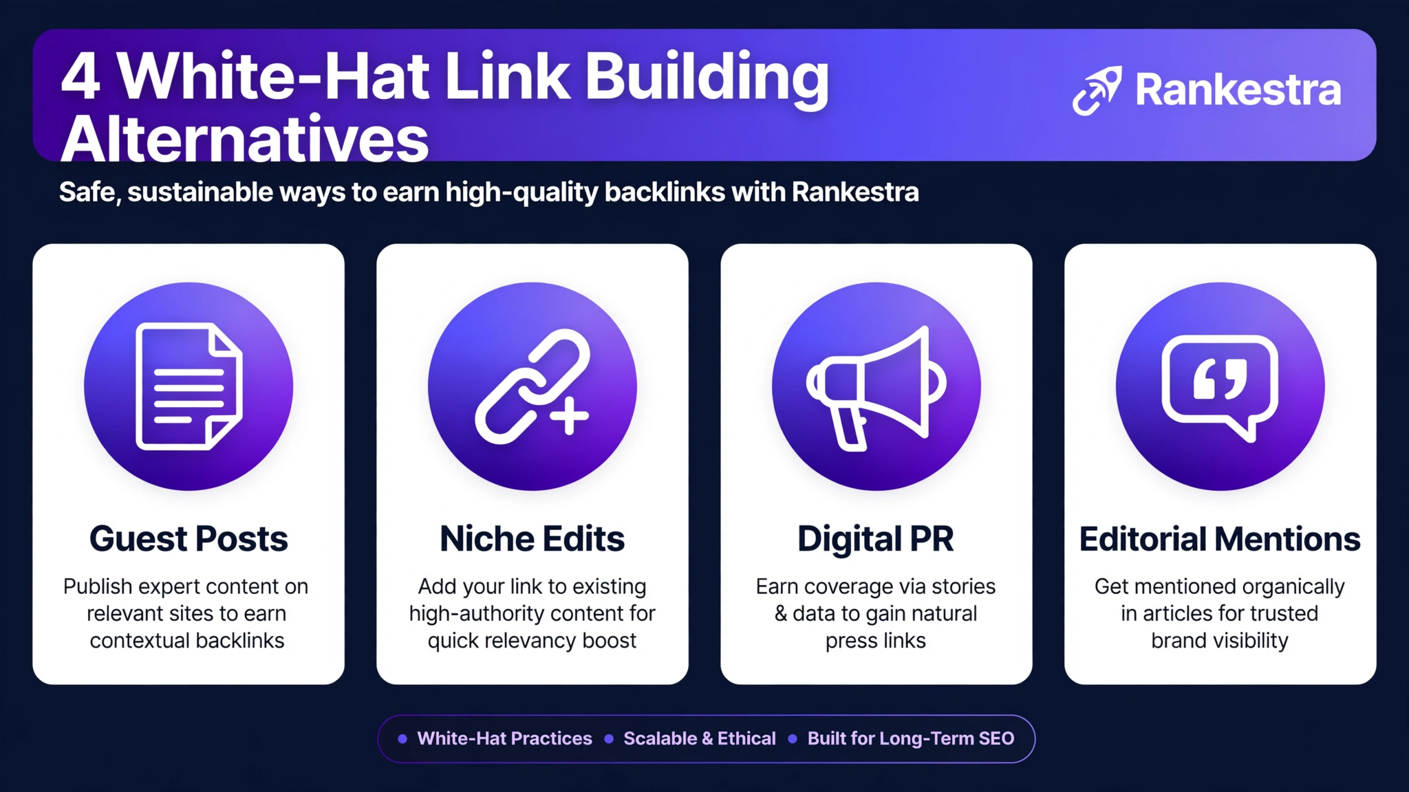 Safe link building alternatives to exchanges: guest posts, niche edits, digital PR, broken link building, and linkable assets